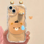 3D Rabbit Frog Bear Wave Case for iPhone 16/15/14/13/12/11/X/8/7 - AKM CASE｜iPhone Case & Accesories Worldwide