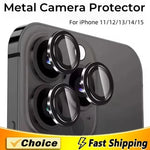 3Pcs Metal Lens Protector Glass for iPhone - AKM CASE｜iPhone Case & Accesories Worldwide