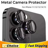 3Pcs Metal Lens Protector Glass for iPhone - AKM CASE｜iPhone Case & Accesories Worldwide