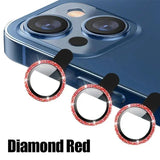3Pcs Metal Lens Protector Glass for iPhone - AKM CASE｜iPhone Case & Accesories Worldwide