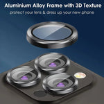 3Pcs Metal Lens Protector Glass for iPhone - AKM CASE｜iPhone Case & Accesories Worldwide