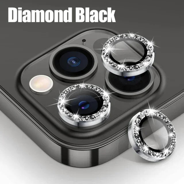 3Pcs Metal Lens Protector Glass for iPhone - AKM CASE｜iPhone Case & Accesories Worldwide