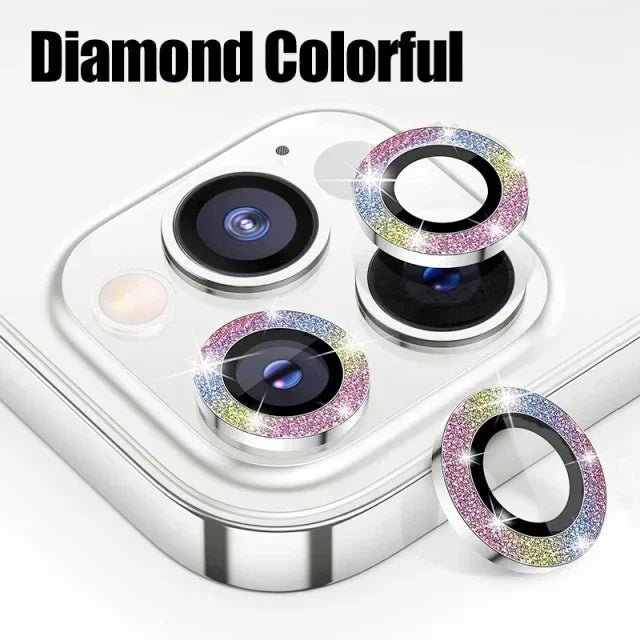3Pcs Metal Lens Protector Glass for iPhone - AKM CASE｜iPhone Case & Accesories Worldwide
