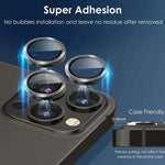 3Pcs Metal Lens Protector Glass for iPhone - AKM CASE｜iPhone Case & Accesories Worldwide