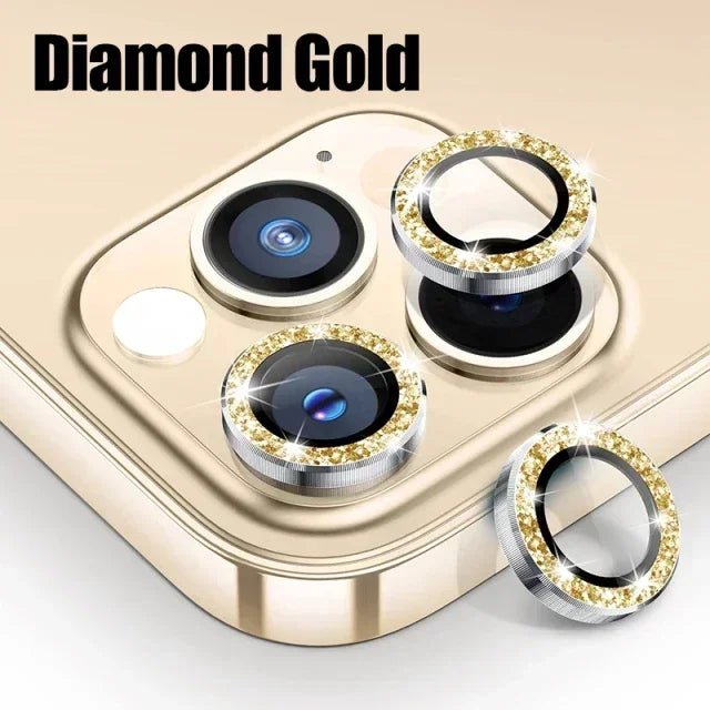 3Pcs Metal Lens Protector Glass for iPhone - AKM CASE｜iPhone Case & Accesories Worldwide