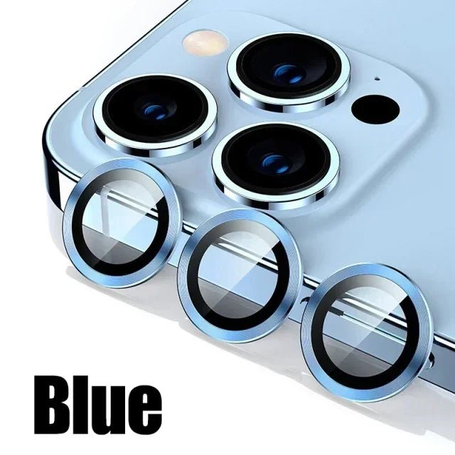 3Pcs Metal Lens Protector Glass for iPhone - AKM CASE｜iPhone Case & Accesories Worldwide