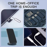60W Universal Charging Cable Kit with Storage Box USB C to Micro USB to IOS Fast Charger Cord - AKM CASE｜iPhone Case & Accesories Worldwide