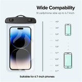 Waterproof Phone Case swimming water proof bag universal underwater phone protector pouch PV cover for iPhone