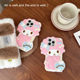 Kawaii 3D My Melody & Sweet Piano Soft Silicone Case