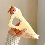 Sandwich Biscuit Tide Bear Soft Silicone Phone Case Shockproof Soft Cover
