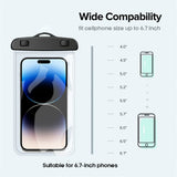Waterproof Phone Case swimming water proof bag universal underwater phone protector pouch PV cover for iPhone