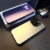 Luxury Plain Matte Colored Phone Case Shockproof Cover