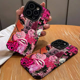 Fashion Graffiti Pattern Phone Case Shockproof Phone Cases Compatible with IPhone