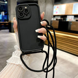 Phone Case Crossbody Adjustable Lanyard Strap Rope Soft Cover