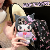 Handbag Hello Kitty Kuromi Silicone Soft Cover Case