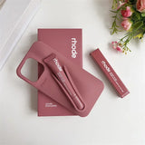 With Box Lipstick Rhode Phone Case for iPhone Makeup Lip Gloss Holder Silicone Back Cover