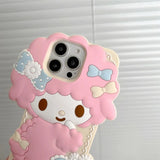 Kawaii 3D My Melody & Sweet Piano Soft Silicone Case