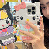 Handbag Hello Kitty Kuromi Silicone Soft Cover Case