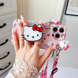 Hello Kitty Park Case With Holder Rope