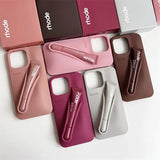 With Box Lipstick Rhode Phone Case for iPhone Makeup Lip Gloss Holder Silicone Back Cover