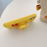 Kawaii Cartoon Winnie The Pooh Soft Silicone Cover With Holder