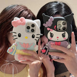 Handbag Hello Kitty Kuromi Silicone Soft Cover Case