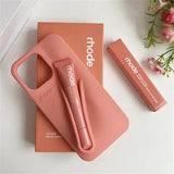 With Box Lipstick Rhode Phone Case for iPhone Makeup Lip Gloss Holder Silicone Back Cover