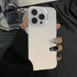 Luxury Plain Matte Colored Phone Case Shockproof Cover