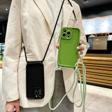 Phone Case Crossbody Adjustable Lanyard Strap Rope Soft Cover