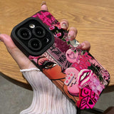 Fashion Graffiti Pattern Phone Case Shockproof Phone Cases Compatible with IPhone