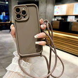 Phone Case Crossbody Adjustable Lanyard Strap Rope Soft Cover