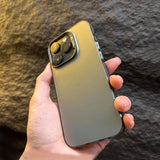 Luxury Plain Matte Colored Phone Case Shockproof Cover