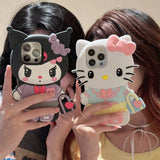 Handbag Hello Kitty Kuromi Silicone Soft Cover Case