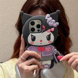 Handbag Hello Kitty Kuromi Silicone Soft Cover Case