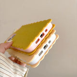 Sandwich Biscuit Tide Bear Soft Silicone Phone Case Shockproof Soft Cover