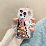 Lovely Girl Heart Mirror Phone Case Shockproof Back Cover