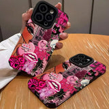Fashion Graffiti Pattern Phone Case Shockproof Phone Cases Compatible with IPhone