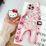 Hello Kitty Park Case With Holder Rope