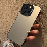 Luxury Plain Matte Colored Phone Case Shockproof Cover