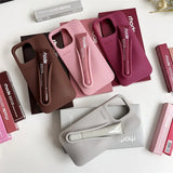 With Box Lipstick Rhode Phone Case for iPhone Makeup Lip Gloss Holder Silicone Back Cover