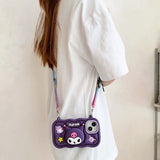 Kawaii 3D Hello Kitty & Kuromi Soft Silicone iPhone Case with Stand Holder & Lanyard