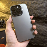 Luxury Plain Matte Colored Phone Case Shockproof Cover