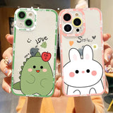 Cartoon Dinosaur Pink Pig Case Cover