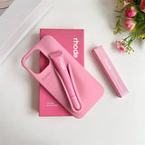 With Box Lipstick Rhode Phone Case for iPhone Makeup Lip Gloss Holder Silicone Back Cover
