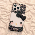 Blink Hello Kitty Diamond Bowknot Hard iPhone Case - MINISO Lustre Lining Cover - AKM CASE｜iPhone Case & Accesories Worldwide