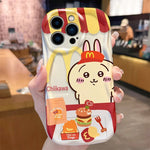 C - Chiikawas Wave Case for iPhone 16 15 14 Pro Max 13 12 Mini 11 XS X XR 8 7 Plus SE 2022 2020 Soft Silicone Back Cover Funda - AKM CASE｜iPhone Case & Accesories Worldwide