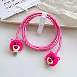 Cartoon Charger Cable Protector for IPhone 18W 20W Charger Protection Cover Stitch Data Line Winder Protective - AKM CASE｜iPhone Case & Accesories Worldwide