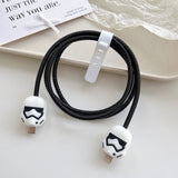 Cartoon Charger Cable Protector for IPhone 18W 20W Charger Protection Cover Stitch Data Line Winder Protective - AKM CASE｜iPhone Case & Accesories Worldwide