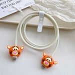 Cartoon Charger Cable Protector for IPhone 18W 20W Charger Protection Cover Stitch Data Line Winder Protective - AKM CASE｜iPhone Case & Accesories Worldwide