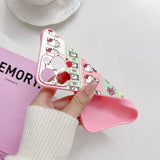 Cartoon Hello Kitty iPhone Case with Keychain - MINISO Soft TPU Cover - AKM CASE｜iPhone Case & Accesories Worldwide